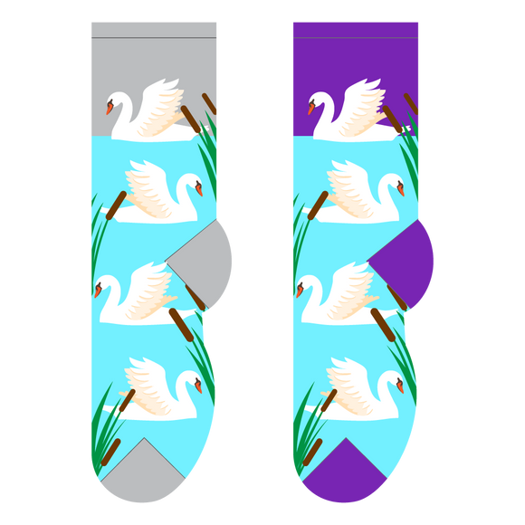 Foozys Swans (Women's Socks)