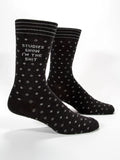 Blue Q "Studies Show I'm The Shit" - Men's Black Socks