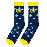 Plant Based Diet - Men's Navy Blue Crew Socks
