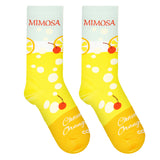 Mimosa Recipe - Women's Multi Color Graphic Socks