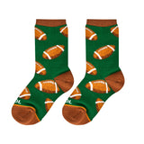 Football - Kids Socks Ages 7-10 Green Socks