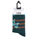 "You Can Do It" Bob Ross  - Women's Blue Graphic Crew Socks