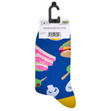 Spam - Men's Blue Crew Socks