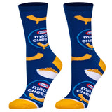 Kraft Mac & Cheese - Women's Blue Crew Socks