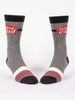 Blue Q "Certified Pain In The Ass" - Men's Grey Socks