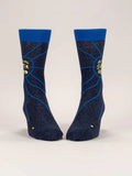 Blue Q "Actual Super Hero" - Men's Blue Socks