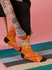 Blue Q "Captain Distraction" - Men's Orange Socks