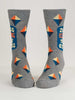 Blue Q "Just Resting My Eyes" - Men's Grey Socks