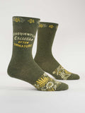 Blue Q "Frequently Childlike Often Immature" - Men's Green Socks