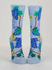 Blue Q "I Don't Not Want Wine" - Women's Blue Crew Socks