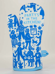 Blue Q -  "Party In The Kitchen" - Oven Mitt