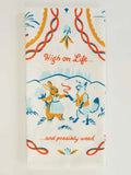 Blue Q - "High on Life...And Possibly Weed" - Screen-Printed Kitchen Towel