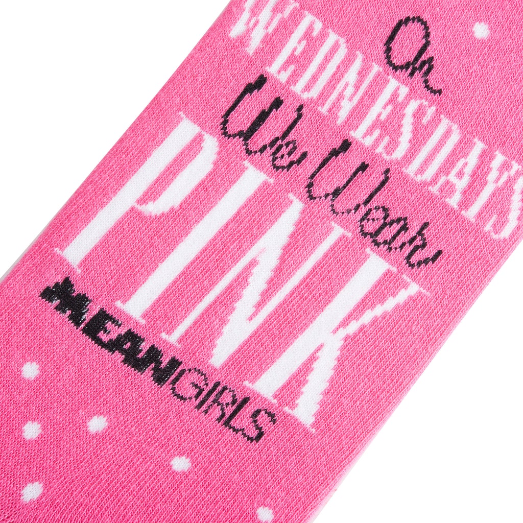 Cool Socks, Pink Wednesday Women's Movie Crew Socks