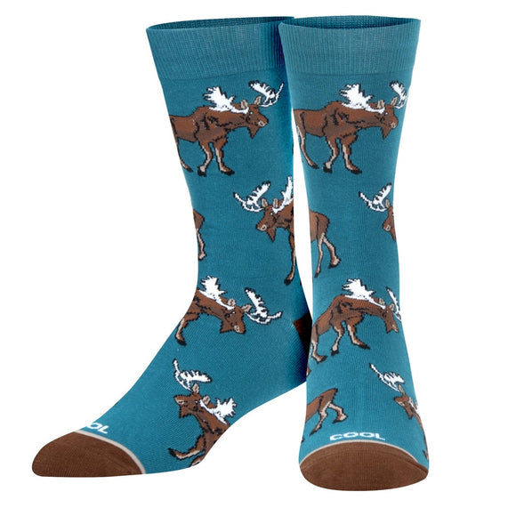 Moose Print (Men's Socks)