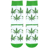 Ganja Leaves Green (Men's Socks)