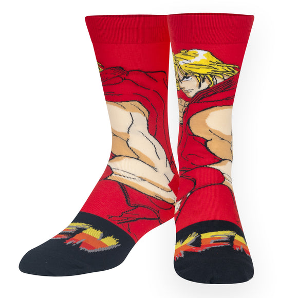 Street Fighter - Ken (Men's Socks)