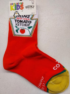 Kids Socks Ages 4-7: Heinz Ketchup