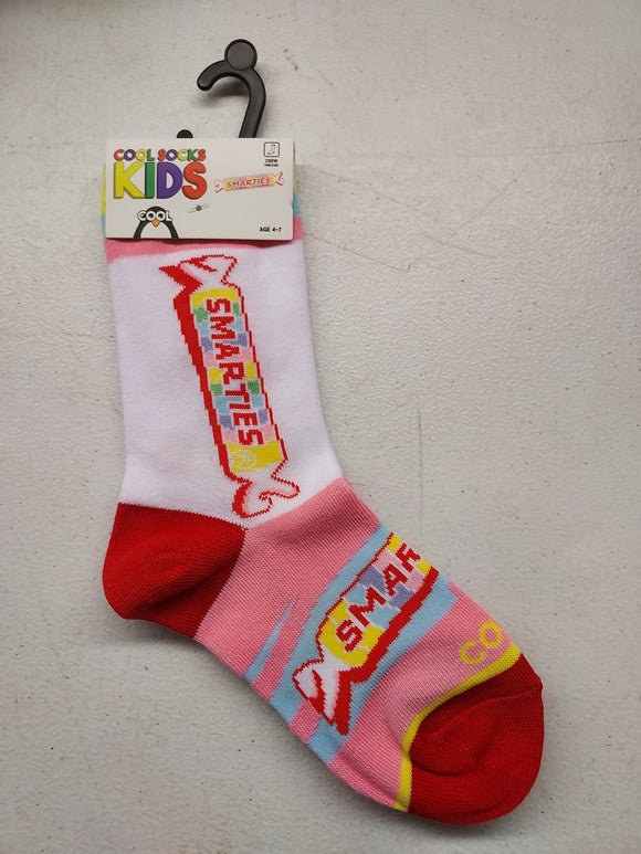 Kids Socks Ages 4-7: Smarties Candy