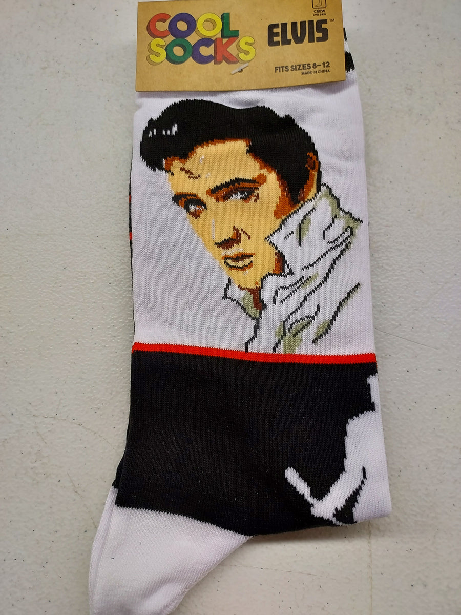 Elvis Glam (Men's Socks) – Mike's Wild Crazy Socks