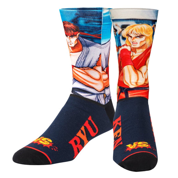 Street Fighter - Ryu Vs Ken (Men's Socks)