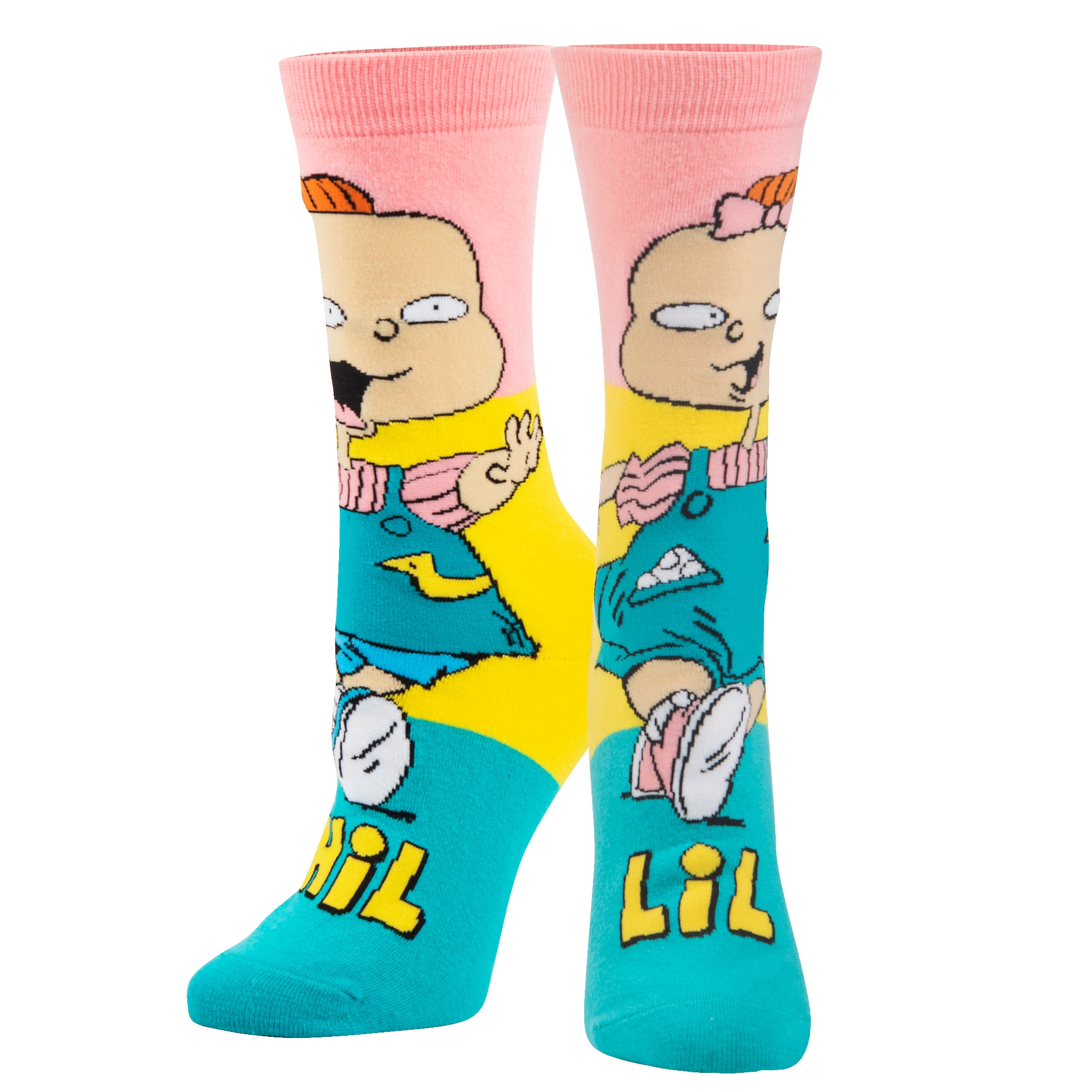 Odd Sox Rugrats Nickelodeon Tommy Chuckie Reptar 90s Crew Socks Mens Womens