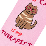 My Cat Is My Therapist (Women's Socks)