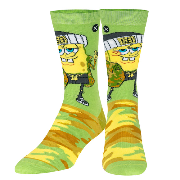 SpongeBob CamoPants (Men's Socks)
