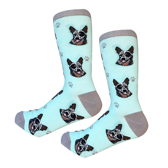 Sock Daddy Australian Cattle Dog - Faces (Unisex Socks)