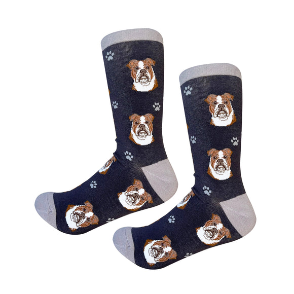 Sock Daddy Bulldog - Faces (Unisex Socks)