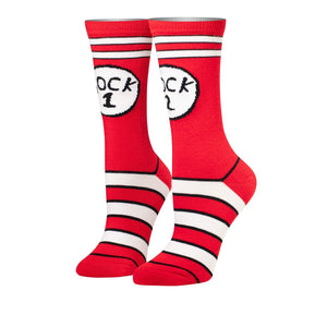 Dr. Seuss Style Sock 1 And Sock 2 (Women's Socks)