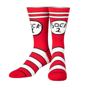 Dr. Seuss Style Sock 1 And Sock 2 (Men's Socks)