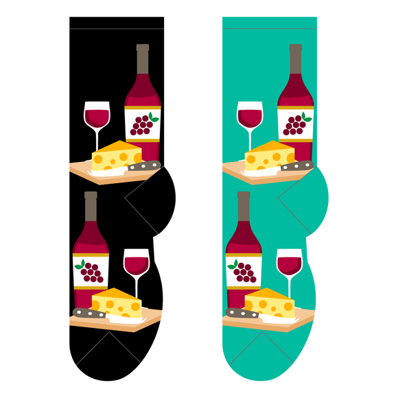 Foozys Wine Time (Women's Socks)