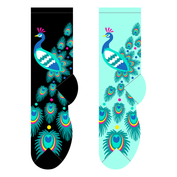 Foozys Peacock (Women's Socks)