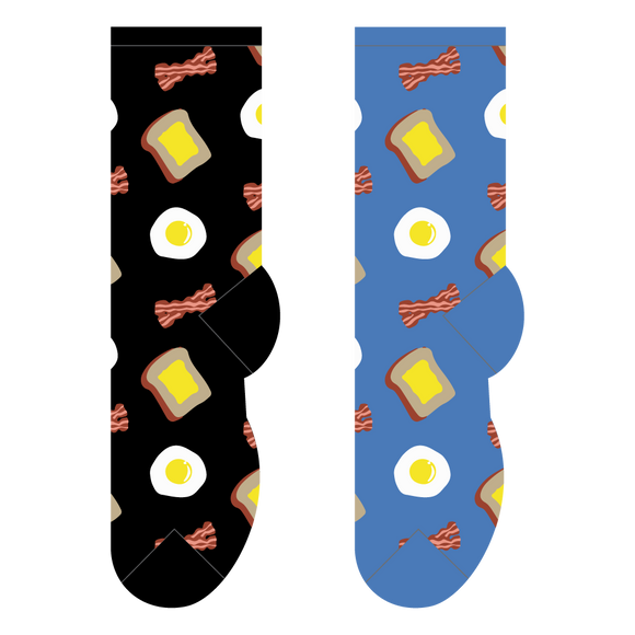 Foozys Bacon & Eggs (Women's Socks)