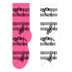 Foozys Music Notes (Women's Socks)