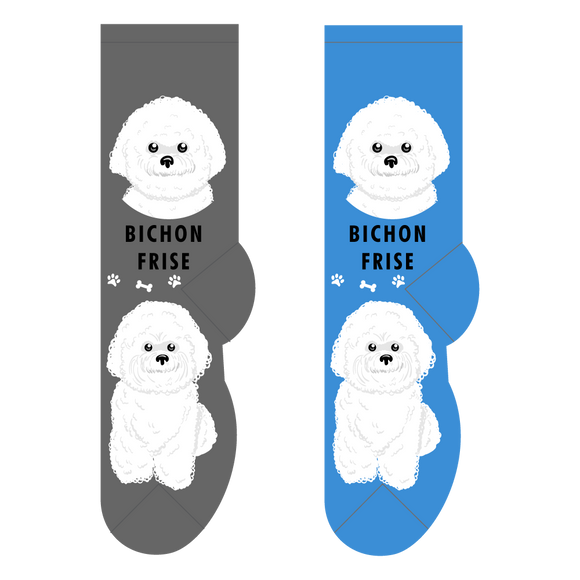 Foozys Canine Collection: Bichon Frise (Unisex Socks)