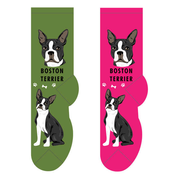 Foozys Canine Collection: Boston Terrier (Unisex Socks)