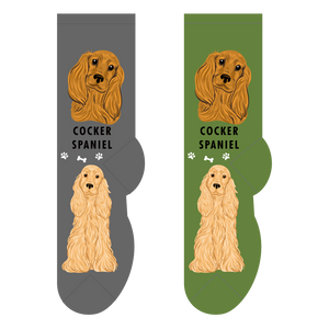 Foozys Canine Collection: Cocker Spaniel (Unisex Socks)