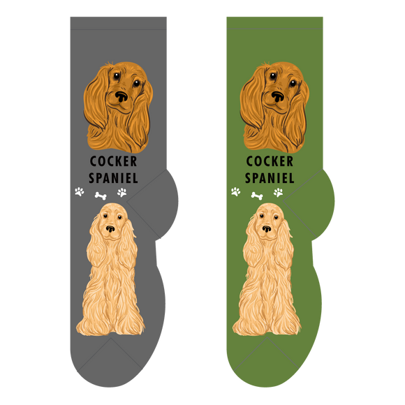 Foozys Canine Collection: Cocker Spaniel (Unisex Socks)