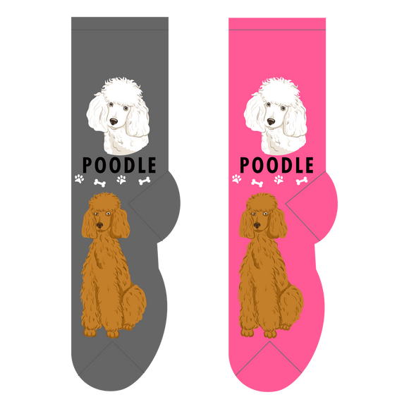 Foozys Canine Collection: Poodle (Unisex Socks)