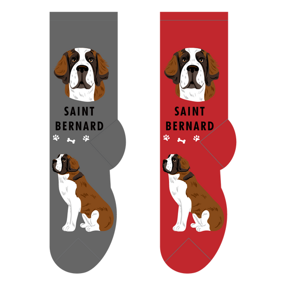 Foozys Canine Collection: Saint Bernard (Unisex Socks)