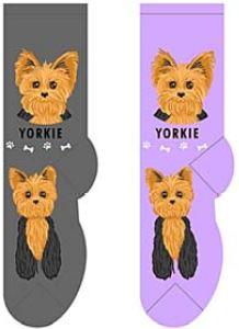 Foozys Canine Collection: Yorkie (Unisex Socks)