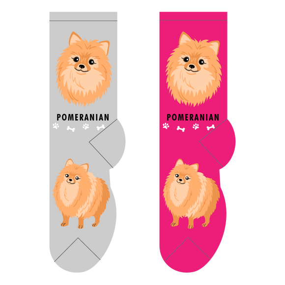 Foozys Canine Collection: Pomeranian (Unisex Socks)