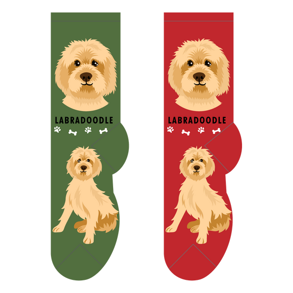 Foozys Canine Collection: Labradoodle (Unisex Socks)
