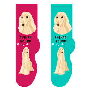Foozys Canine Collection: Afghan Hound (Unisex Socks)