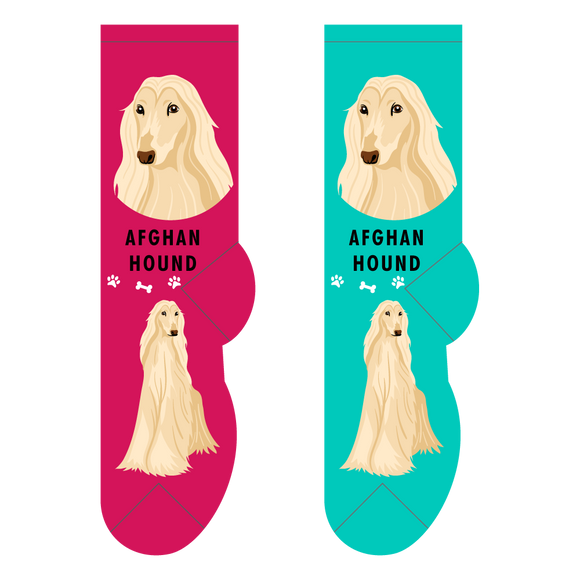 Foozys Canine Collection: Afghan Hound (Unisex Socks)