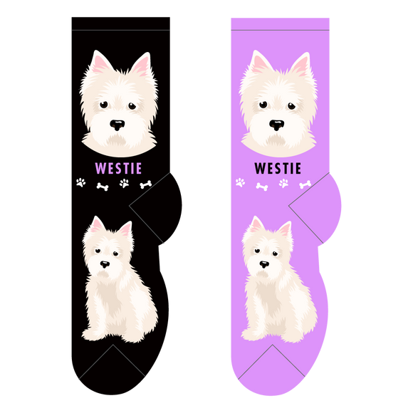 Foozys Canine Collection: Westie (Unisex Socks)