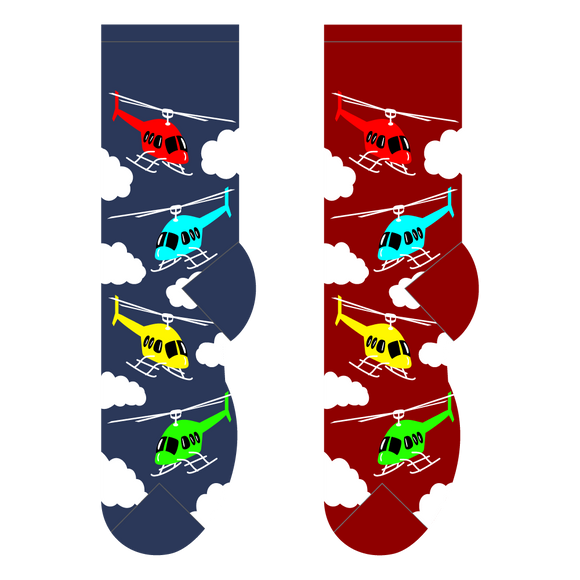 Foozys Helicopters (Men's Socks)