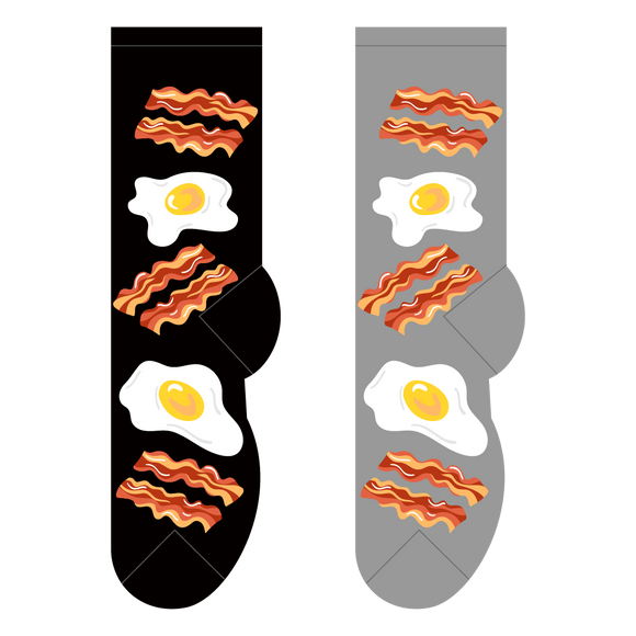 Foozys Bacon & Eggs (Men's Socks)