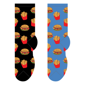 Foozys Burgers & Fries (Men's Socks)
